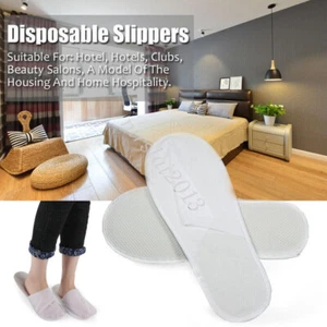 Lote de 50 zapatillas de viaje de hotel spa para huéspedes SPA desechables hotel fiesta zapatillas - Imagen 1 de 19