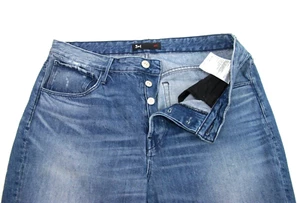 3X1 NYC Destroyed Women's Button Fly Jeans Size 32 (actual: 34X26) Bell Bottom - Picture 1 of 13