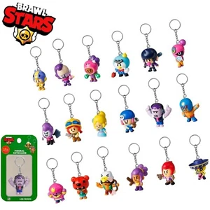BRAWL STARS FIGURAL KEYCHAINS SERIES 1 LINE FRIENDS LICENSE 18 TO COLLECT P.M.I - Picture 1 of 27