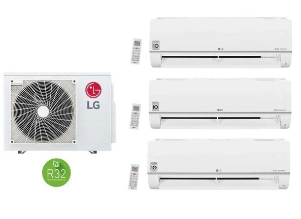 LG klimaanlage MultiSplit 2 x 20m2 + 15m2 Klimageräte INVERTER Multi Split  - Bild 1 von 4