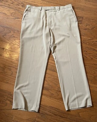 Alan Flusser MENS BEIGE GOLF PANTS 42x32 - Image 1 of 4