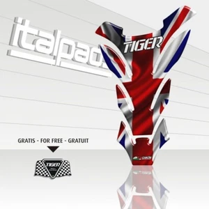 "Almohadilla de tanque para Triumph Tiger "DETROIT" + 1 pegatina GRATIS - Imagen 1 de 1