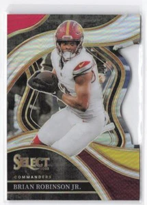 2023 Panini Select Brian Robinson Jr. #294 Red and Yellow Prizms Die Cuts - Bild 1 von 2