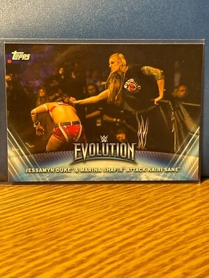 2019 Topps Wwe Women's Division Women's Evolution Jessamyn Duke & Marina Shafir - Image 1 of 2