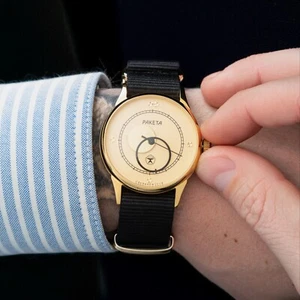 Raketa Copernicus esfera beige. Estuche 40mm. Reloj Hombre Soviético Vintage. Regalo único - Imagen 1 de 7