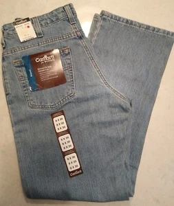Carhartt for Women Relaxed Fit Jean 8x30 Straight Leg Denim WB160 AIO - Picture 1 of 6