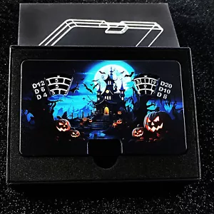 7-in-1 Metal DND Dice Spinner Roulette Card Box Dungeons and Dragons RPG Gift - Picture 1 of 10