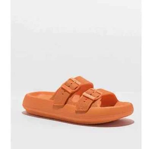 Trillium Maura Orange Slide Sandals Sz 9 - Picture 1 of 1