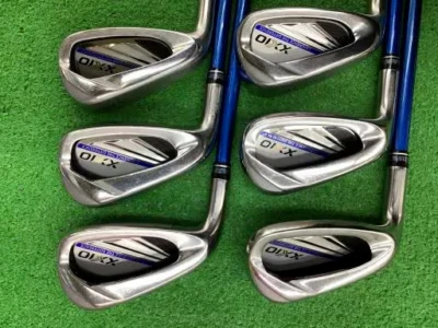 Left-Handed 2020 Dunlop XXIO 11 5-PW 6PC MP1100 SR-FLEX IRON SET GOLF C158 - Image 1 of 4