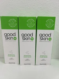 3 x Good Skin Md Dermatologist Tested Brightening Facial Serum 1.7oz each - Picture 1 of 4