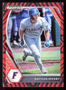 2021 Panini Prizm Draft Picks Nathan Hickey Tiger Stripes  87/99 #PDP136 Florida