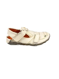 TMA 4668 Herren Sandalen Echtleder Halbschuhe weiß Gr. 44 Neu 2.Wahl - Bild 1 von 8