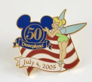 DISNEYLAND CAST EXCLUSIVE 4TH OF JULY 2005 50th TINKER BELL PIN-FREE SHIPPING - Picture 1 of 6