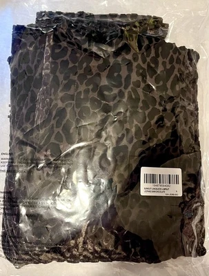 MACACÃO FEMININO LEOPARDO MARROM ESTAMPA BURNOUT GUARDA-ROUPA NU FEMININO PEQUENO NOVO COM ETIQUETAS - Imagem 1 de 4