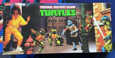 SDCC TMNT 2016 7"" Arcade Turtles paquete de 4 Leo Mikey Donatello Raphael NECA Foto 1 de 4