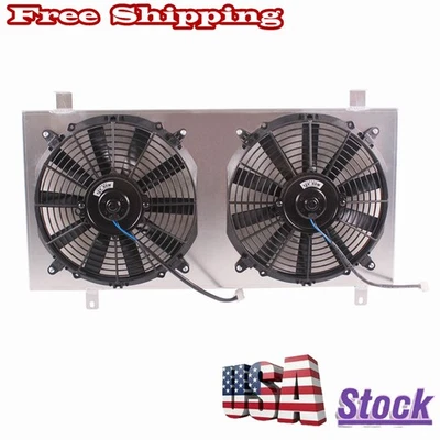 Cubierta de aluminio + ventilador de 12" para radiador 2002-2007 Subaru Impreza WRX STI 2.0 2.5 Foto 1 de 4