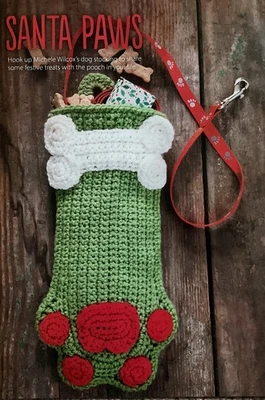 Crochet Pattern Dog Christmas Stocking  - Image 1 of 2