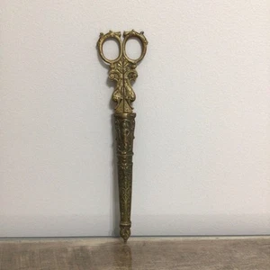 Antique German Scissors and Sheath AUG. KNECHT SOLINGEN GERMANY - Picture 1 of 21