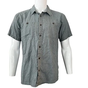 Patagonia Shirt Men Size Medium Back Step Shirt Windmills/Shadow Blue - Picture 1 of 4