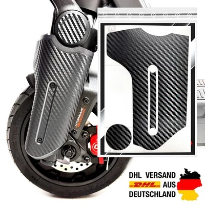 M2MEDIEN Gabel Aufkleber Carbon Optik geeignet für Segway Ninebot MAX G3 D E-Scooter G3