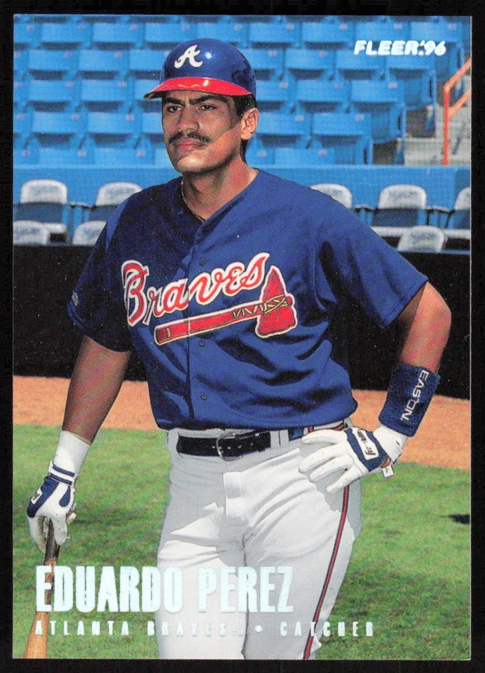 1996 Fleer  #305 Eduardo Perez   - FREE SHIP - Image 1 of 2