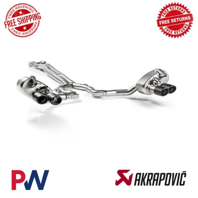 Escape trasero Akrapovic Evolution Line Cat para Porsche Panamera 971 2017-2024 Foto 1 de 3