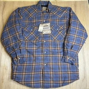 CE SCHMIDT WORKWEAR MENS M QUILT LINED FLANNEL SHIRT SHACKET CHORE JACKET NWT - Picture 1 of 21