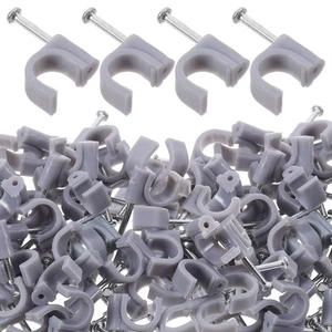 100 Pcs Stahlnagellinienkarte Ethernet -Kabel -Grundnahrungsmittel - Afbeelding 1 van 12