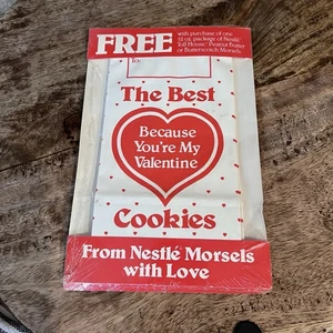 Vintage Nestle Morsels “Because You’re My Valentine” 12 Paper Bags -Best Cookies - Picture 1 of 2