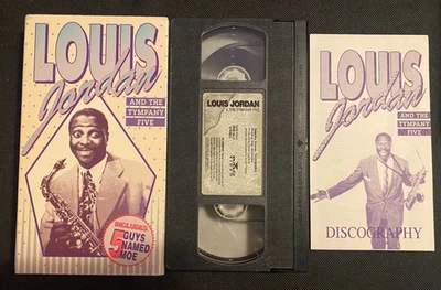 VHS Louis Jordan and the Tympany Five BMG Video jazz music saxophonist saxophone Foto 1 de 4