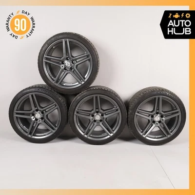 Mercedes R230 SL550 8.5 / 9.5 x 19 19" Wheel Rims Tire Set Staggered Uniwheels - Image 1 of 4