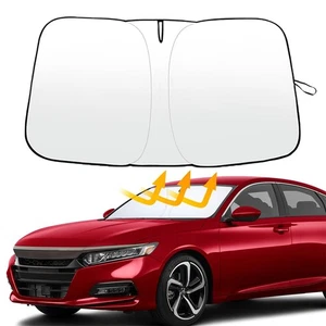Custom For 2018-2022 Honda Accord Car Windshield Sun Shade UV Block Cover Visor - Foto 1 di 9