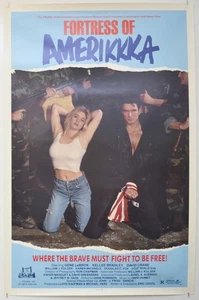 FORTRESS OF AMERIKKKA (1989) Original One Sheet Movie Poster - Kellee Bradley - Picture 1 of 1
