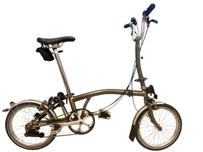 Brompton C Line H6L (6 Speed)  folding bicycle - Raw Lacquer - Image 1 of 4