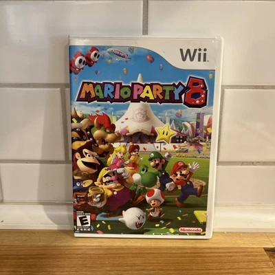 Mario Party 8 (Nintendo Wii, 2006) CIB Game Manual & Case - Image 1 of 4
