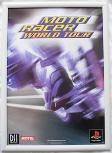 Póster promocional Moto Racer World Tour RARO PS1 42 cm x 59 cm - Imagen 1 de 1
