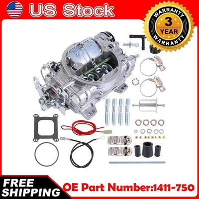 4 Barrel 1411-750 Carburetor Fits Fit Edelbrock PerFitmer 750 CFM Electric Choke - Изображение 1 из 4