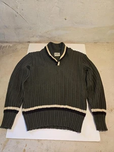 Vintage 1950s Regency Knit Cowl Neck 100% Virgin Wool Sweater  - Picture 1 of 7