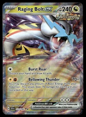 Raging Bolt ex - Double Rare SV05: Temporal Forces 123/162 LP - Image 1 of 2