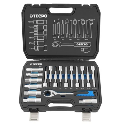 JUEGO DE HERRAMIENTAS DE COJINETE DE BÓVEDA AMORTIGUADOR TECPO CAMBIO DE MUELLE adecuado para VAG BMW MB