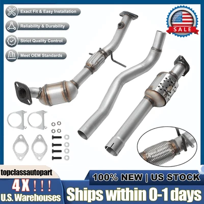 OEM Front + Rear Catalytic Converter SET For 2010-2013 Ford Transit Connect 2.0L Foto 1 de 4