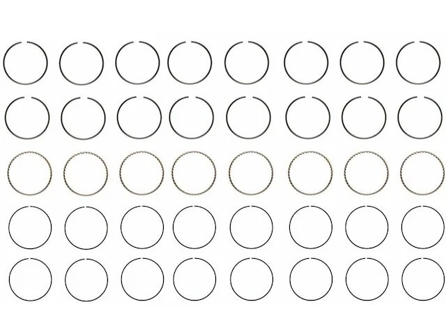 Piston Ring Hastings 15MTBT82 for Cadillac Seville 1982 1983 1984 1985 1986 1987 - Image 1 of 1