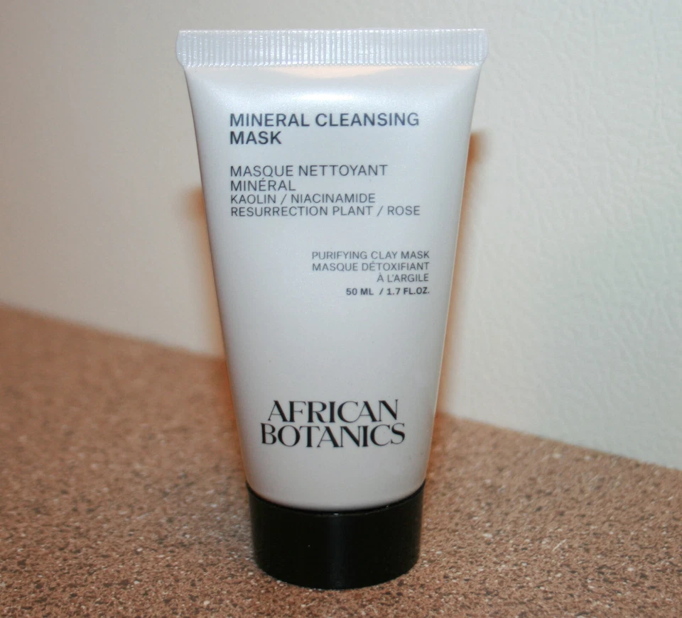 African Botanics Mineral Cleansing Face Mask 1.7oz / 50 mL Full Size $85 Facial - Image 1 of 1