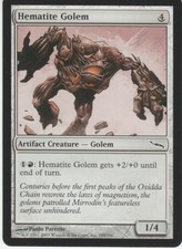 7 x Hematite Golem - NM to LP - Mirrodin - MTG