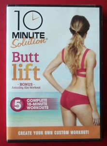 10 Minute Solution Butt Lift DVD 5 complete 10-Minute Workouts Bonus Amazing Abs - Imagen 1 de 5