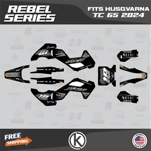 Graphics Kit for HUSQVARNA TC65 (2024) Rebel Series - TAN - Picture 1 of 7
