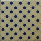 Mexican Tile Talavera Tiles High-Quality Hand Painted White Blue Tile T-65