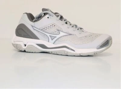 Mizuno Chaussure de Handball Femmes Vagues Stealth V, Gris, 36.5 Eu - Photo 1/4