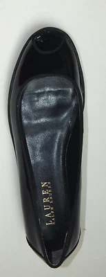 RALPH LAUREN Mujer Negro Talla 6 PLANOS SIN CORDONES NUEVOS AUTÉNTICOS Foto 1 de 4