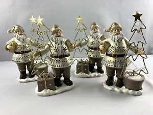 B2B*Weihnachtsmann*Deko*Weihnachten*Santa Claus*LED*Gilde*Sonderposten*4 Stück - Picture 1 of 8